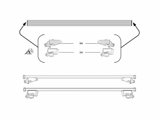 Set bare aluminiu Farad 160 Classic