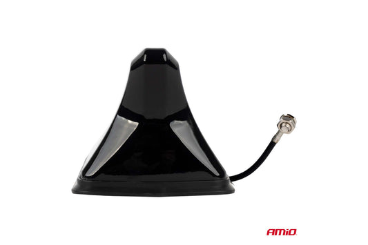 Antenă auto tip rechin Amio, dimensiuni 7x17x6 cm