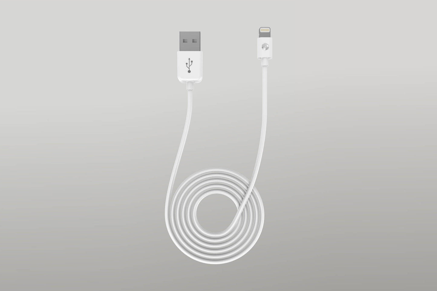 Cablu USB alb Sturdo pentru iPhone, MFI Lightning, 1m