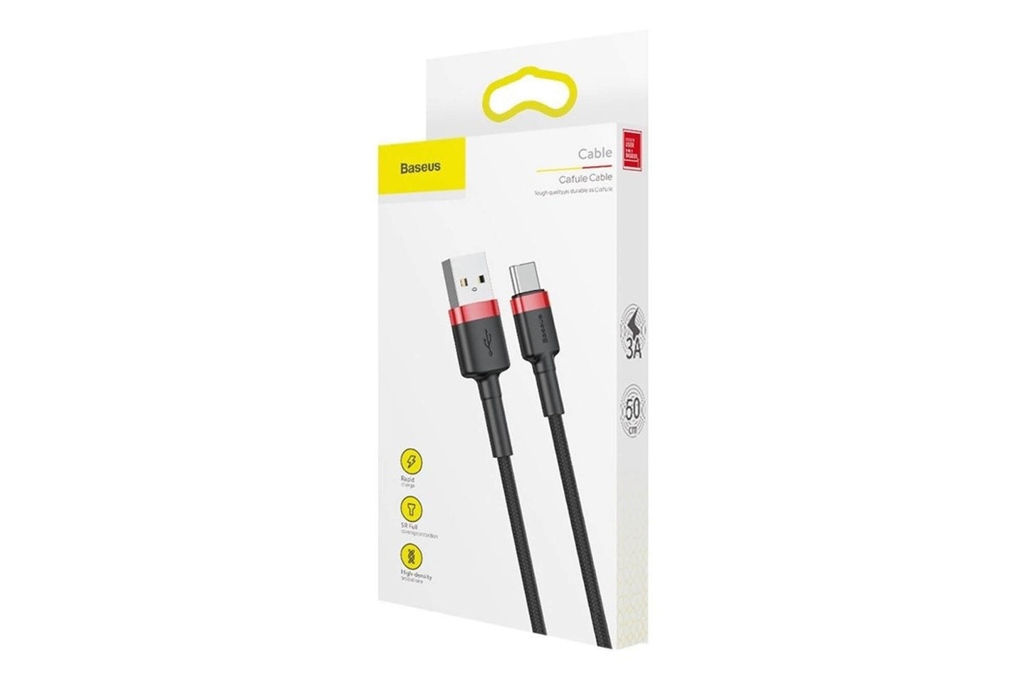 Baseus negru cablu de incarcare USB la Type-C