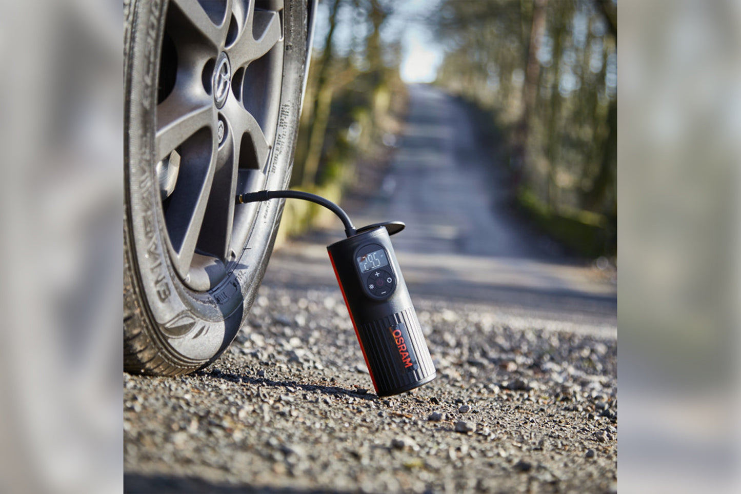 Compresor digital pentru anvelope Osram TYREinflate 2000, 5200 mAh, 8.3 bar