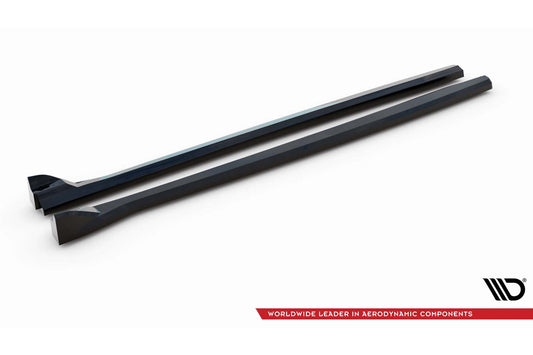 Maxton Design Sill Spoilers for Volvo C40 (from 2021 onwards), gloss black