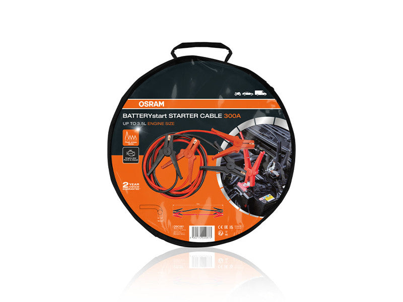 Cabluri de alimentare Osram 300A, 12V, 16mm², 3 metri