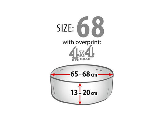 Husa roata de rezerva Kegel 4X4, dimensiune 68