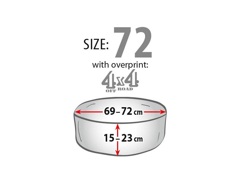 Husa pentru roata de rezerva 4X4 marimea 72 Kegel