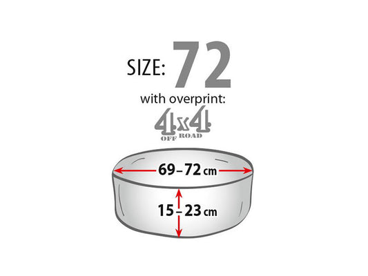 Husa pentru roata de rezerva 4X4 marimea 72 Kegel