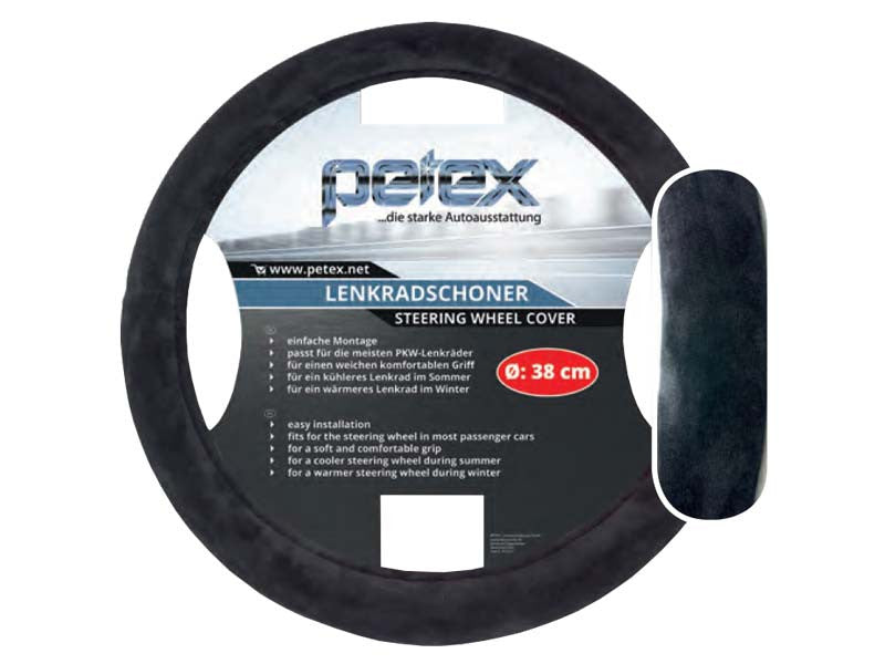 Husa volan Petex 38cm model 1108, fara cusaturi