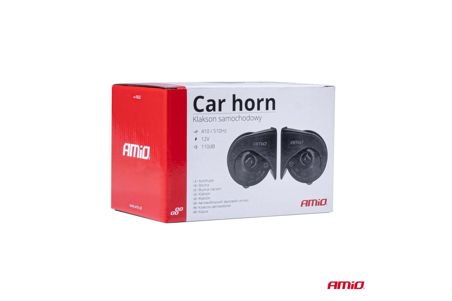 Claxoane Amio cu frecventa duala, 12V, 410Hz si 510Hz, 110dB