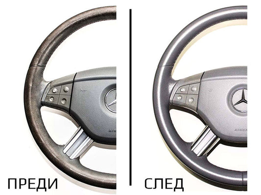 Kit avtorenovacia pentru restaurarea volanului gri