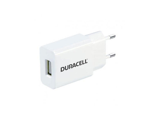 Set incarcator Duracell 220V/1A cu cablu Micro USB 1m alb
