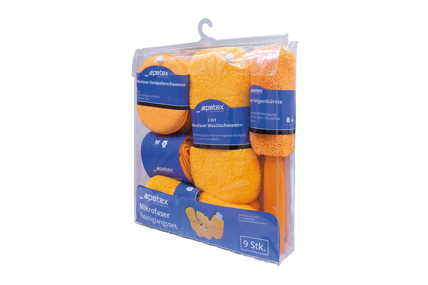 Set de prosoape microfibra Petex, 9 piese