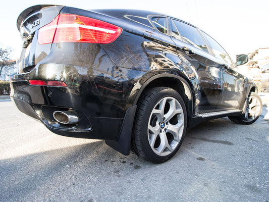 Set de aparatori noroi fata si spate pentru BMW X6 E71 (2008-2014)