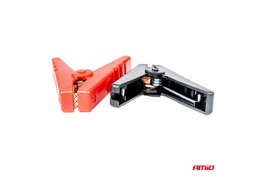 Set Amio cleme crocodil cu capacitate de incarcare pana la 400A, 2 piese