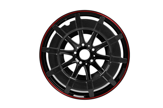 900 22" inch 5x130 forged rims with carbon caps, compatible with Mercedes G-Class W464 (from 2018)