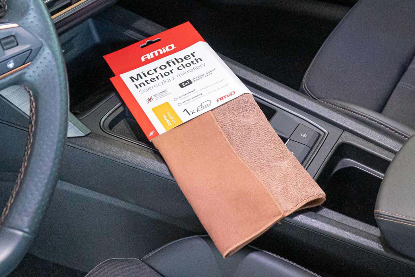 Laveta microfibră Amio pentru interior 30x30 cm