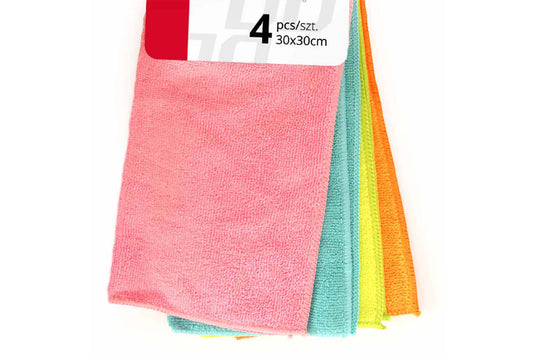 Amio microfibre towels, 4 pieces, 30x30 cm