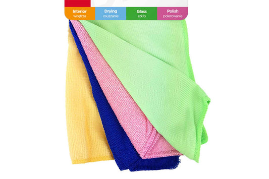 Amio Microfiber Towels, 4 types, 30x30 cm