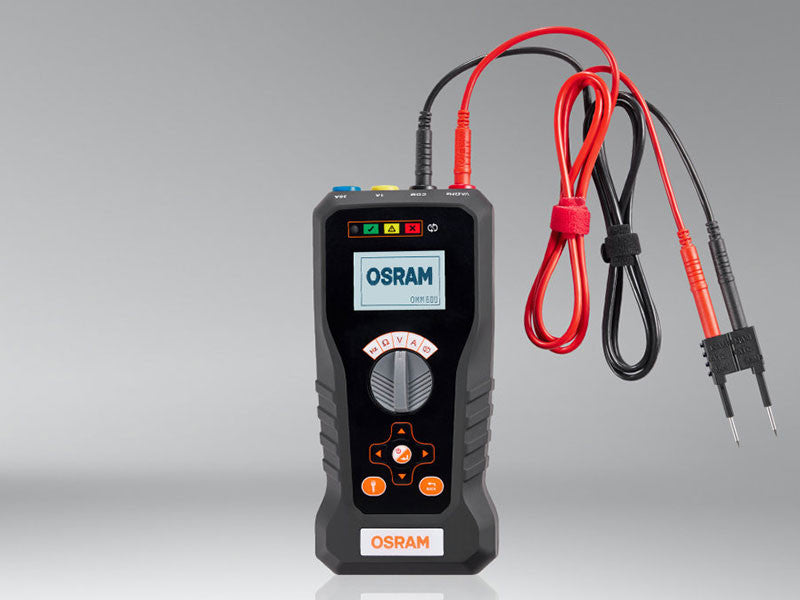 Multimetru Osram Batterytest Pro 6–24 V, Hz, Ohm, V, A, test diode