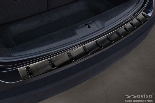 Protectie pentru bara spate Avisa - Volkswagen Sharan dupa 2010, culoare neagra