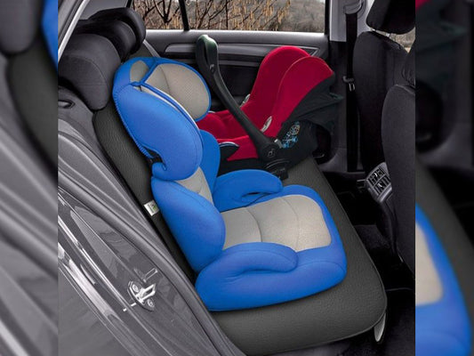 Kegel Junior Duo back seat cover, dimensions 106x128 cm, in grey eco-leather