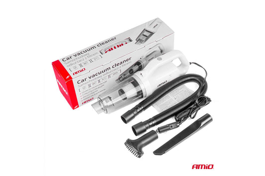 Aspirator auto Amio 12V, 60W, 5kPa, alimentat la bricheta auto