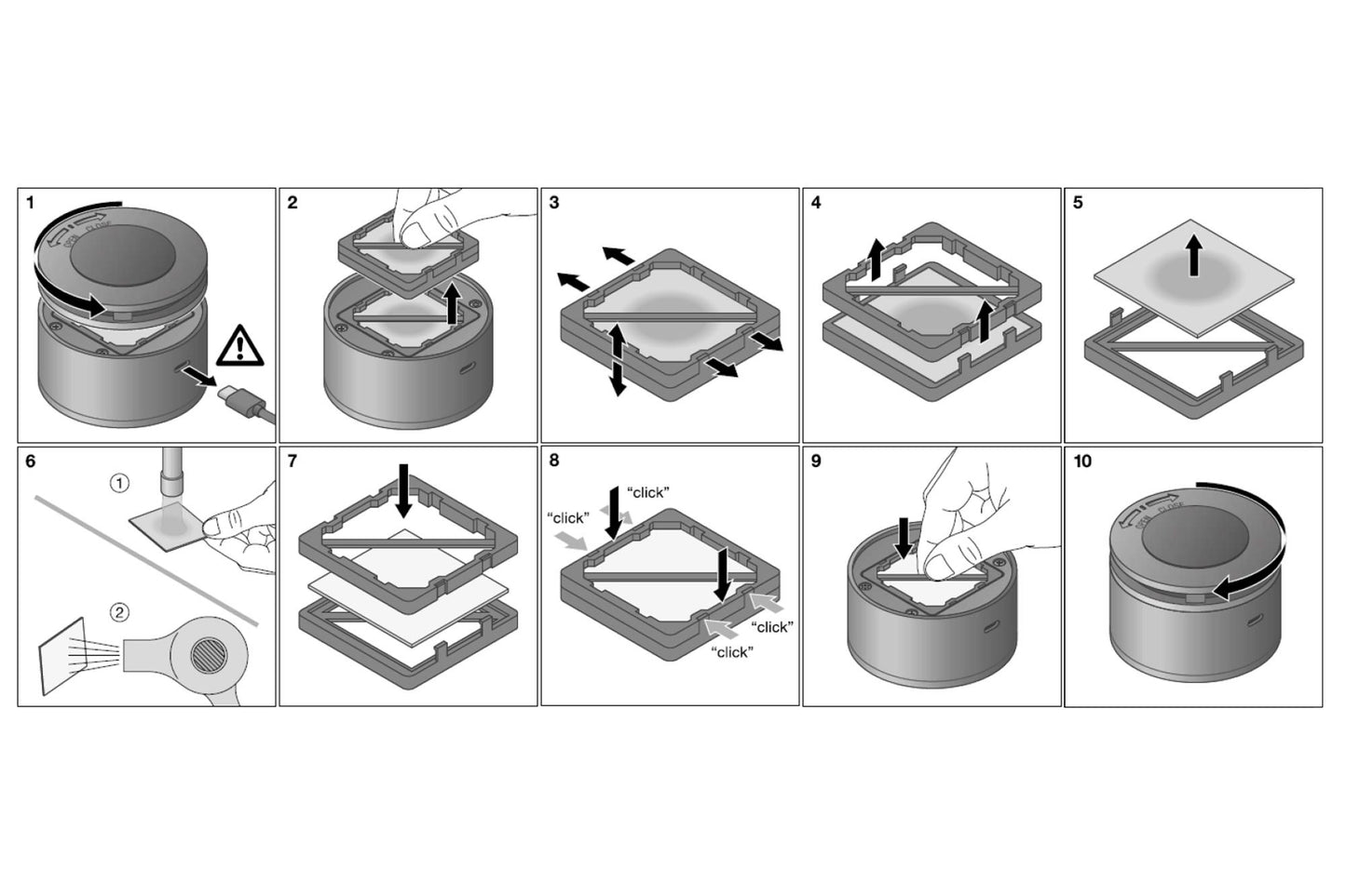 Osram AirZing Mini purificator de aer USB 2 W, 5 V