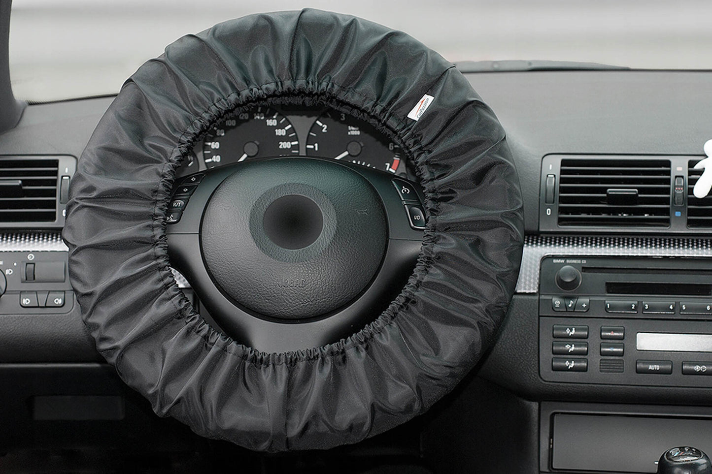 Husa volan Carpassion Volant, neagra, cu elastic