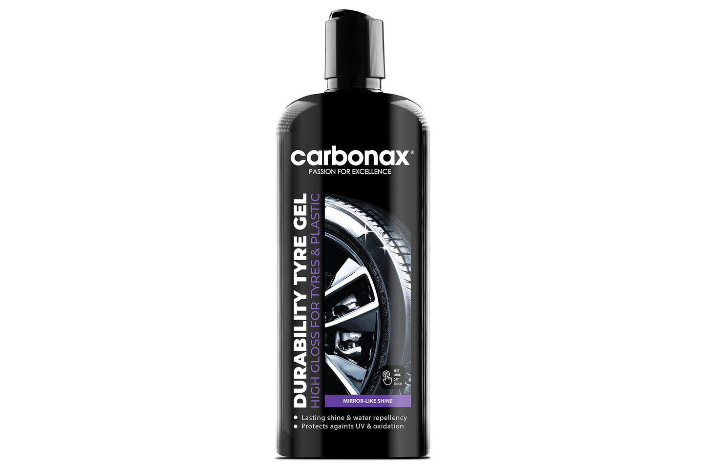 Carbonax Durability Gel for tire and plastic protection and shine 500ml