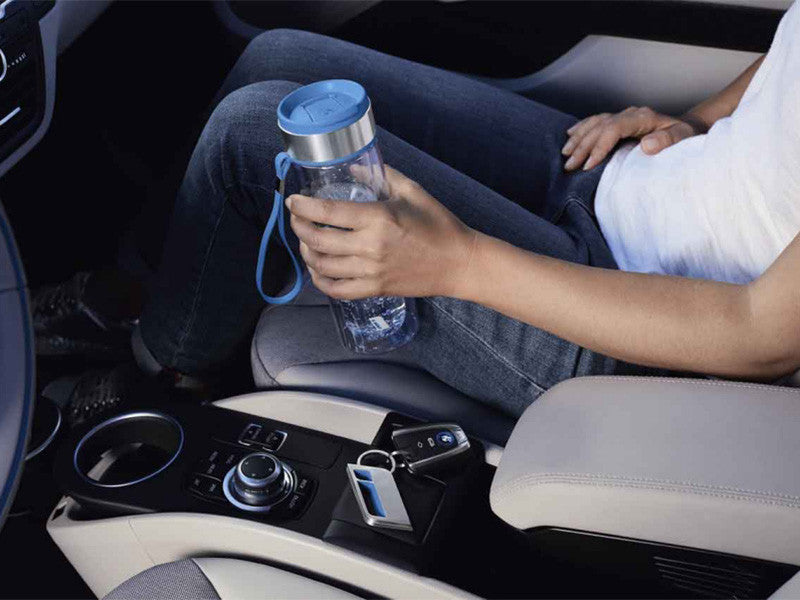 Cana termos BMW i transparenta, cu pereti dubli, 330ml