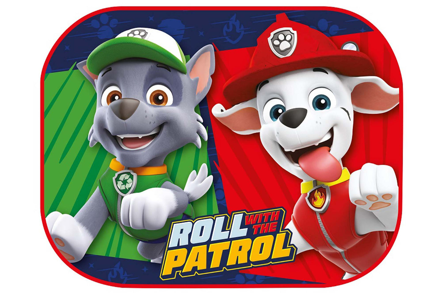 Parasolare pentru usi spate Amio Paw Patrol Boy, 44x35cm, set 2 bucati