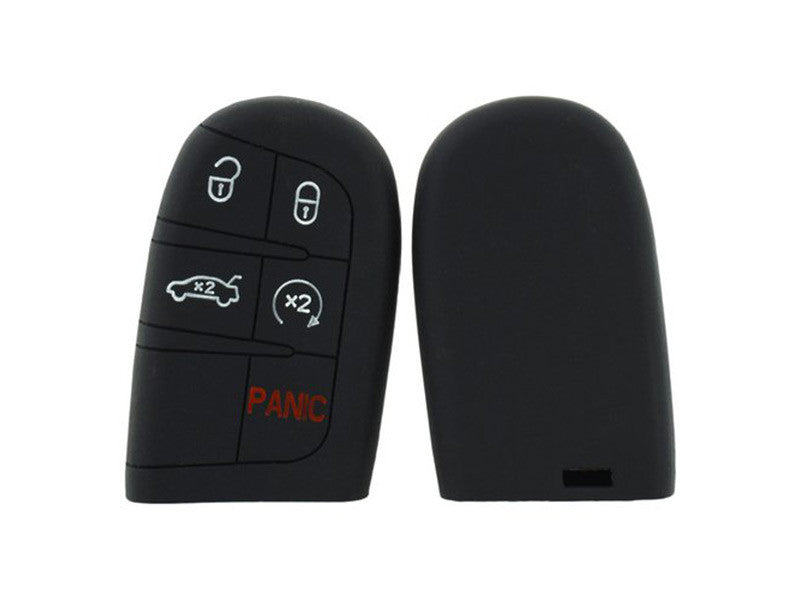 Husa de silicon pentru chei Jeep Renegade cu 5 butoane