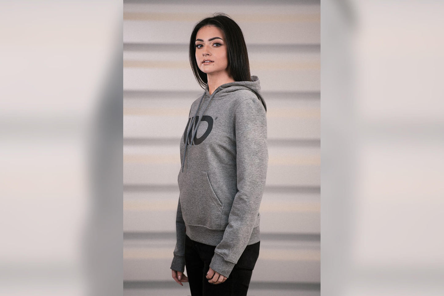 Hanorac gri de dama Maxton Design