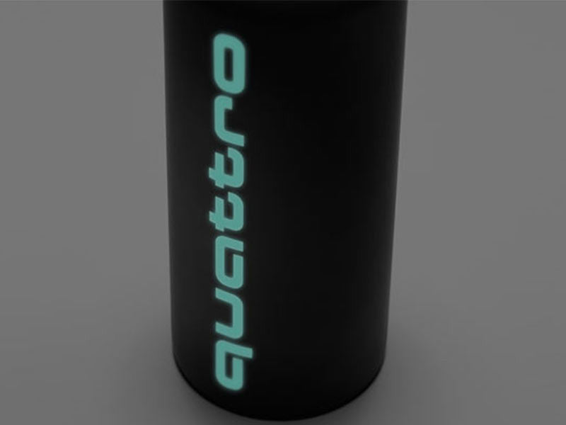 Sticla sport Audi Quattro neagra, capacitate 800 ml