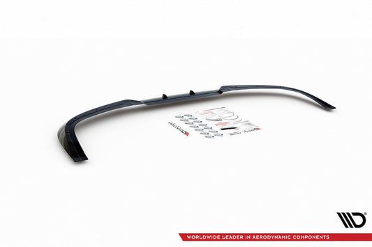 Splitter Maxton Design tip Cupra pentru bara fata R32 a VW Golf IV (2002-2004), negru mat