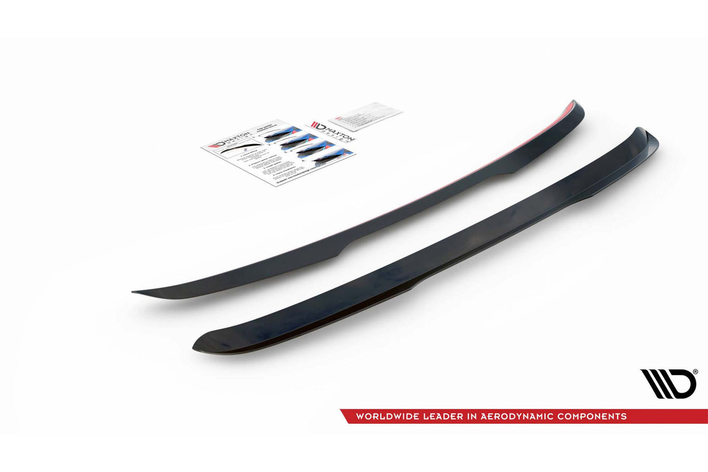 Spoiler plafon Maxton Design versiunea 1 pentru Volvo V70 (2007-2013), lac negru
