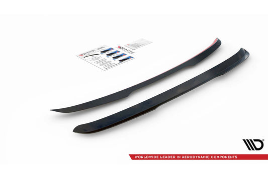 Spoiler plafon Maxton Design versiunea 1 pentru Volvo V70 (2007-2013), lac negru