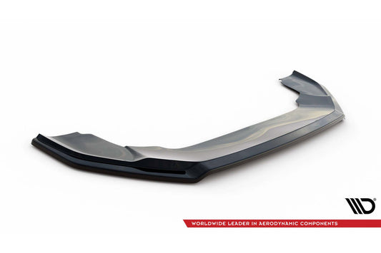 Splitter Maxton Design versiunea 2 pentru bara fata a Volkswagen Crafter dupa 2016, lac negru