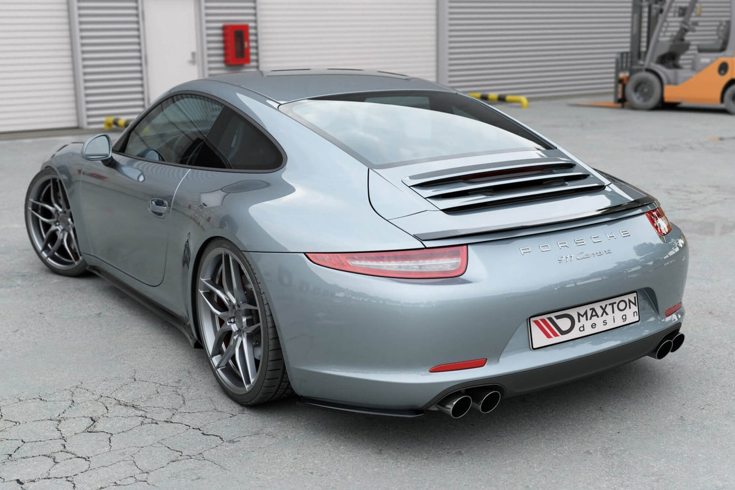 Spoiler Maxton Design pentru Porsche 911 Carrera 991 (2011-2016), lac negru