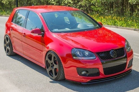 Spoiler Maxton Design pentru bara fata GTI VW Golf V 30TH (2003-2008), negru mat
