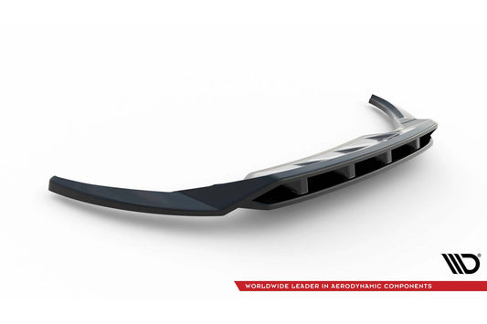 Spoiler / Splitter bara fata Maxton Design pentru Toyota Hilux Invincible (dupa 2020), lac negru