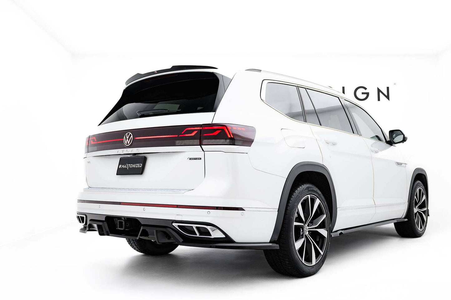 Spoiler plafon Maxton Design pentru Volkswagen Atlas (dupa 2023), lac negru