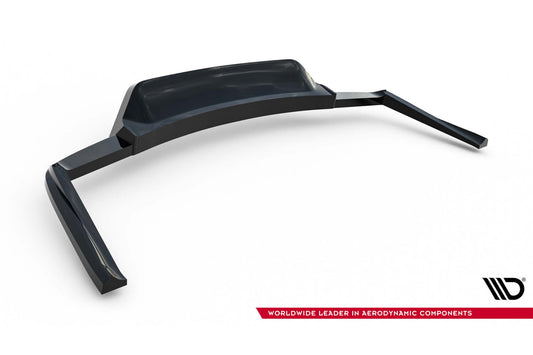 Maxton Design Splitter bara spate pentru Maserati Ghibli Modena (2017-2020), lac negru