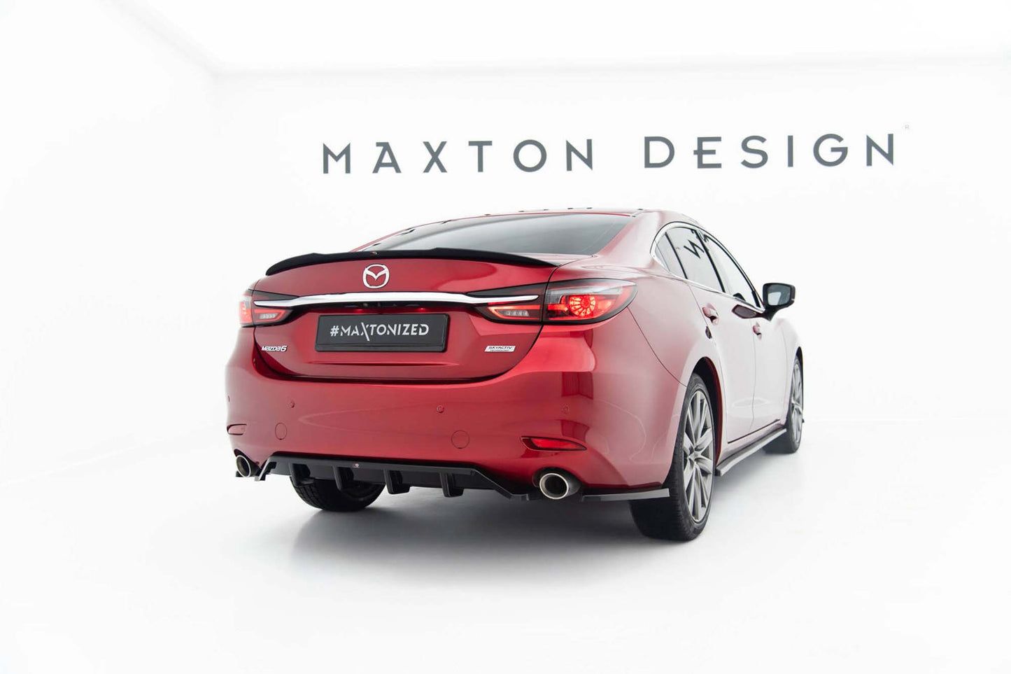 Difuser bara spate Maxton Design pentru Mazda 6 (2017-2023), lac negru