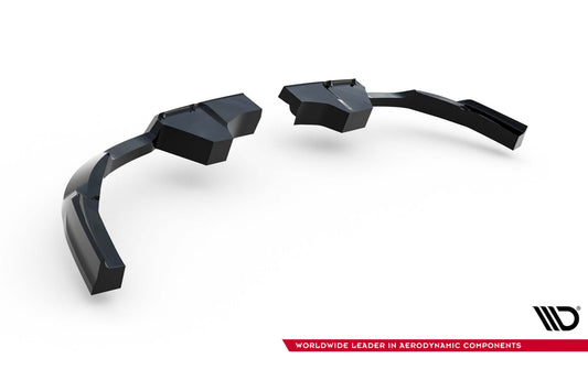 Difuser bara spate Maxton Design pentru Mini Countryman JSW U25 (dupa 2023), negru lucios