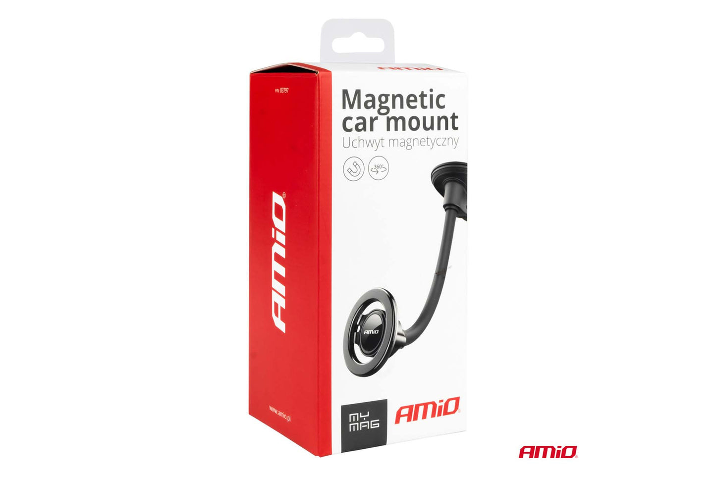 Suport telefon Amio cu ventuza pentru geam