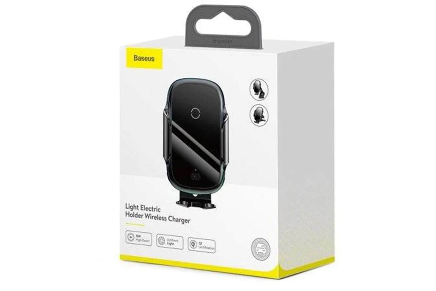 Baseus Light Electric - suport pentru telefon cu incarcare wireless de 15W, max. 6.5 inch