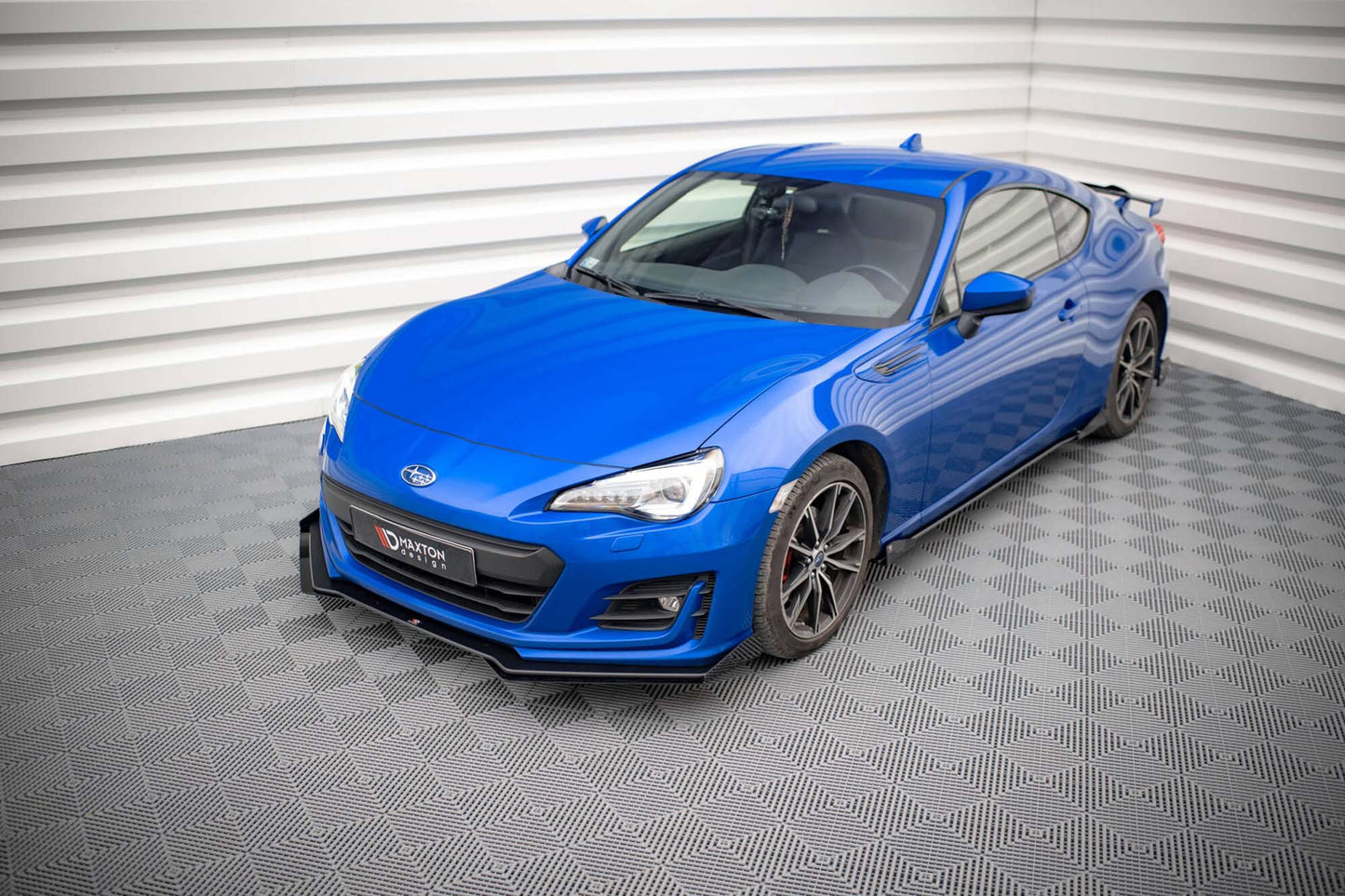 Insertii laterale Maxton Design pentru bara fata Subaru BRZ (2012-2021), negru lucios