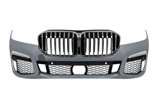 Pachet tuning Facelift compatibil cu BMW Seria 7 G12 (2016-2018) cu ampatament lung si elemente cromate