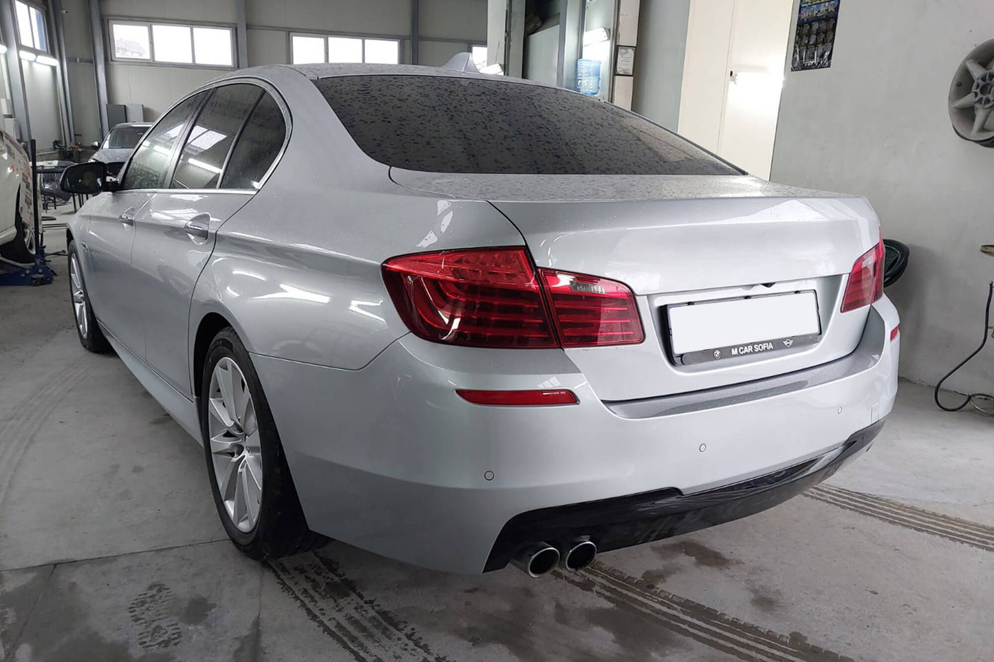Tuning pack compatible with BMW 5 Series F10 sedan (2010-2013) with halogen
