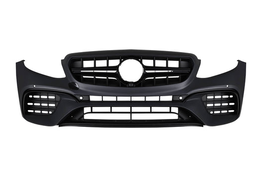 Pachet tuning tip 63 compatibil cu Mercedes E class C238 coupe, A238 convertible (2017-2019) cu capace negre, pentru modelul cu bara spate AMG